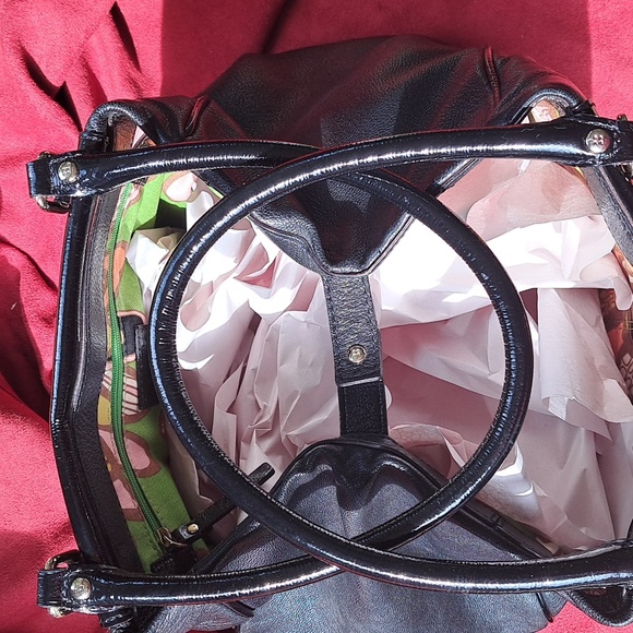 Kate Spade Black Leather Shoulder Bag Excellent Conditi - Picture 7 of 11